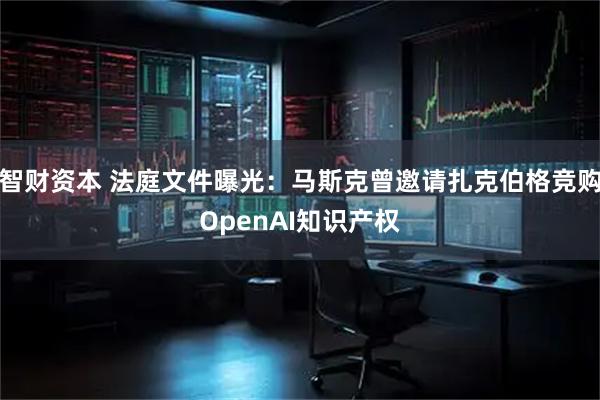 智财资本 法庭文件曝光：马斯克曾邀请扎克伯格竞购OpenAI知识产权